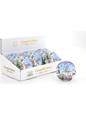 Dinç Store 44 Taşlı Istanbul Tasarımı El Aynası Kalın ALK2492 DINÇSTORE-4522