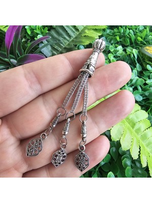 Zırh Sallantılı Tesbih Püskülü 9 cm