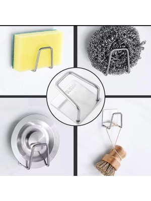 Dinç Store 44 Kendinden Yapışkanlı Çelik Drenaj Rafı , Askı DINÇSTORE-4522