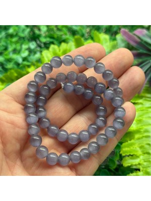 Lila Küre Kedi Gözü Taşı 8 mm