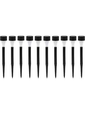 Dinç Store 44 Güneş Enerjili Bahçe Lambası Plastik Saplama 10LU Set DINÇSTORE-4522