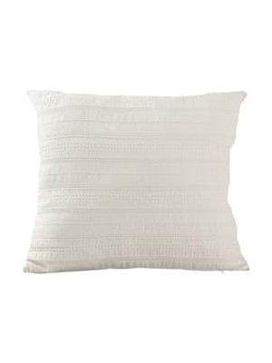 Buldan Dokuma TASARIM%100 Pamuklu 45X45CM Kırlent Kılıfı Krem Bej