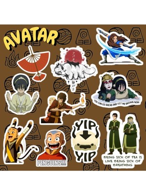 Avatar Seti | Laptop Notebook Telefon Etiket Bullet Journal