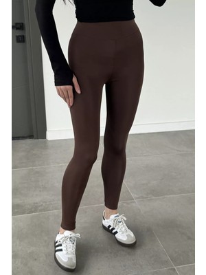 Gülseli Kadın Yüksek Bel Likralı Tayt P-00019070