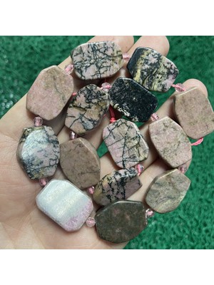 Dikdörtgen Rodonit Taşı 16 mm