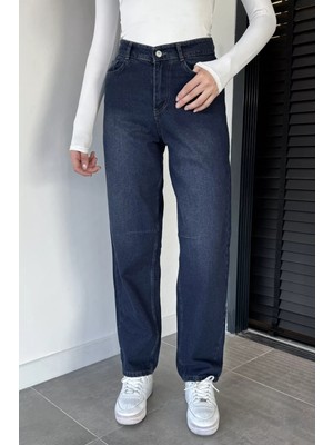 Gülseli Kadın Yüksek Bel Jean Kot Pantolon P-00019431