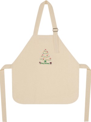 %100 Pamuk Hambez Çocuk Mutfak ve Etkinlik Önlüğü - 2-4 Yaş - Nakışlı Çift Kat