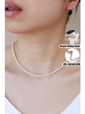 Taş Uzmanı Gerçek Istridye Incisi, Doğal Gerçek Inci Kolye, Barok Doğal Gerçek Inci Kolye