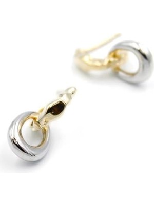 ModaSize Serenay Halka Küpe - Gümüş