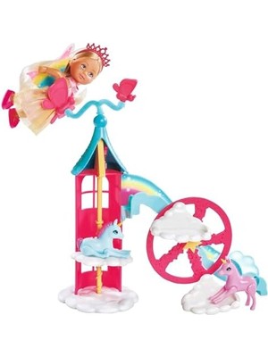 105733700, Evi Dünyası, Birçok Işleve Sahip Büyülü Oyun Seti, 2 Tek Boynuzlu At Figürü, 12CM