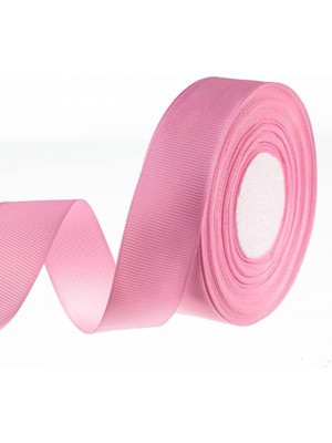 - Pembe Grogren Kurdele 1 cm 10 Metre