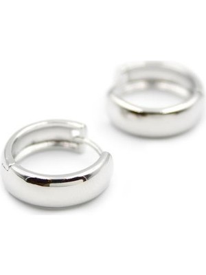 ModaSize Halka Küpe - Gümüş