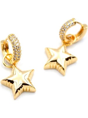 ModaSize Yıldız Küpe - Altın