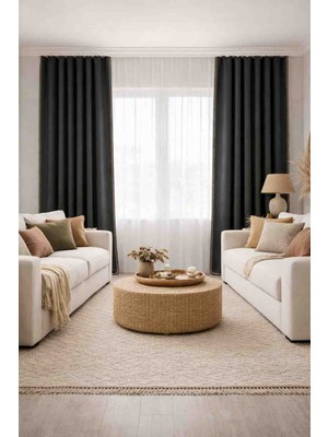 Arslan Deco Çoban Dikişli Dekoratif Polar Perde – Bohem & Modern Salonlar Için Özel Tasarım *pilesiz- Tek Kanat