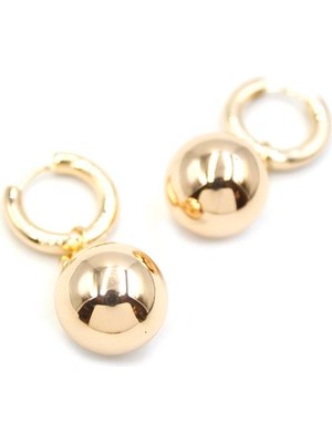 ModaSize Top Küpe - Altın