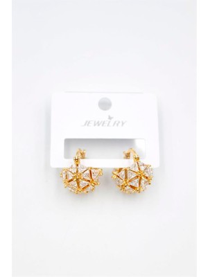 ModaSize Baget Çanta Küpe - Altın