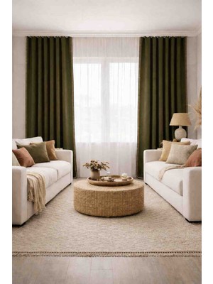 Arslan Deco Çoban Dikişli Dekoratif Polar Perde – Bohem & Modern Salonlar Için Özel Tasarım *pilesiz- Tek Kanat