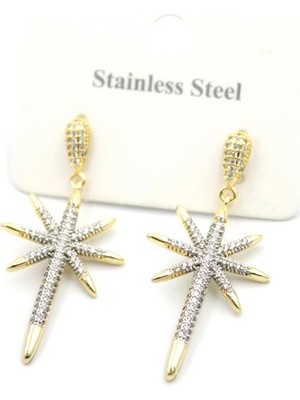 ModaSize Kutup Yıldızı Küpe - Altın