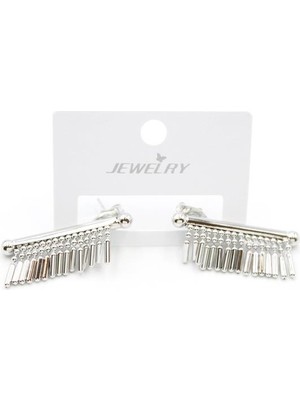 ModaSize Çubuk Sallantılı Küpe - Gümüş