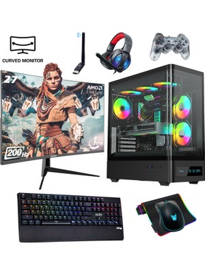 İzoly Nextgen R5-B-X I5 13400F 32GB Ddr5 1tb M.2 Nvme Rtx 4060TI 8gb 27" 200HZ 240MM Sıvı Soğutma Oyuncu Masaüstü Bilgisayarı