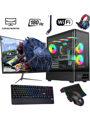 İzoly Ventus 504 x I5-10400F 32GB 1tb M.2 Nvme Rtx 3060 8gb 24" 180 Hz Oyuncu Masaüstü Bilgisayarı