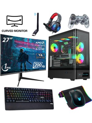 İzoly Nextgen G-X I5-14400F 32GB 1tb M.2 Nvme Rtx 4070 Super 12GB 27" 200HZ 240MM Sıvı Soğutma Oyuncu Masaüstü Bilgisayarı