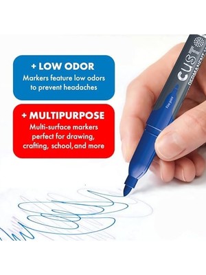 512511 Permanent Marker, Ince Uclu, Askili Paket 12'li