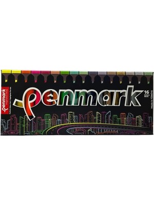 Fosforlu Kalem 16'lı Süper Kutu 4 Neon ve 4 Pastel ve 4 ve 4 Simli