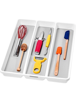 Madesmart 29100 Çekmece Bis 3 Adet Plastik Beyaz 41 x 34 x 4,5 cm