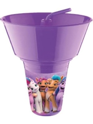 My Lisanslı Cips ve Mısır Kovalı Pipetli Bardak