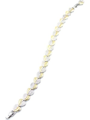 ModaSize Zirkon Taşlı Bileklik - Gümüş