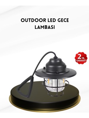 Zero Land Nrzsnt Taşınabilir Retro Çam Konisi Kamp Lambası Gece Işığı Su Geçirmez