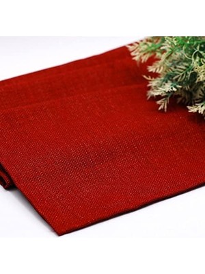 Simli Kırmızı 45X155 cm