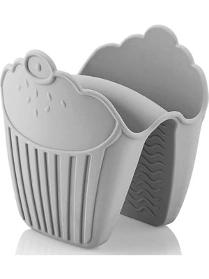 Silikon Fırın Eldiveni, Farklı Renk Seçenekleriyle, 2 Adet (Gri)