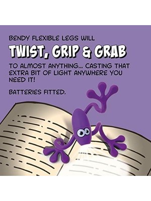 If The Super Bendy Kitap Okuma Lambası Mor