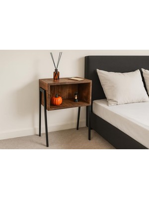 Ahşap Ceviz Komidin, Yatak Odası Komidini, Oturma Odası Komidini, Masif Komidin