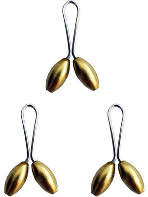 ModaSize 3 Adet Tesettür Eşarp ve Şal Klipsi Sarı