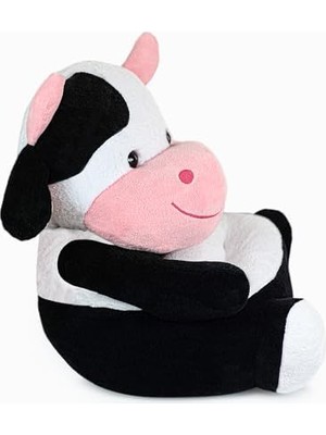 Oyuncak Pelüş Oturma Koltuğu,çocuk Koltuğu,bebek Oturağı,puf,pelüş Puf,bebek Pufu (Inek)