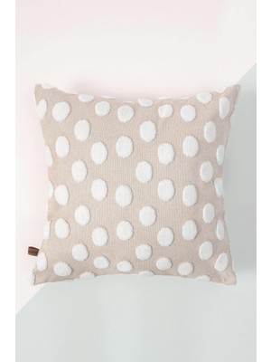 Hamur Kırlent 43X43 cm Point Bej