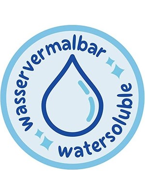 Suyla Çözünen Mum Boya 8li Plastik Kutu