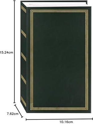 Albums (Huntergreen) - 3-Ring 504 Pockets Hold 4x6 S, Hunter Green