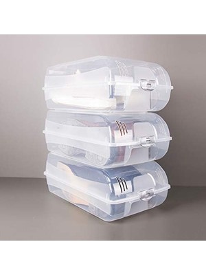 50817 Bay Ayakkabı Koruma Kutusu, Şeffaf, 37.5 x 21 x 13.5 cm