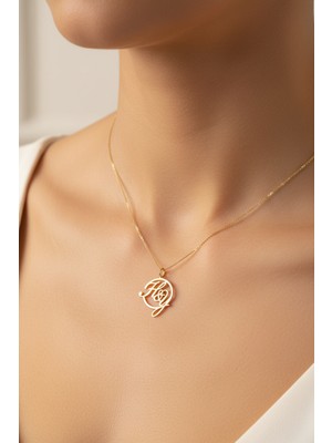 Tabitela 14 Ayar Altın Kolye Ucu H&y GM12397 0.5 gr