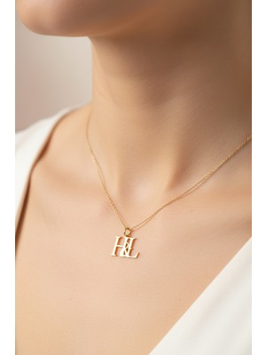 TabiTela 8 ayar altın kolye ucu H&L GM12101 0.5 gr