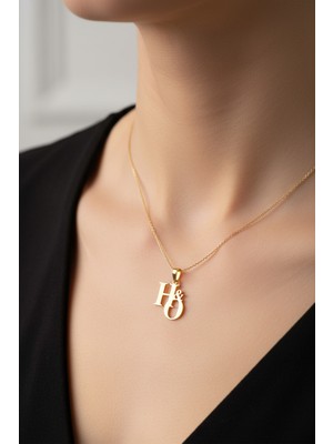 TabiTela 8 ayar altın kolye ucu H&O GM12156 1 gr