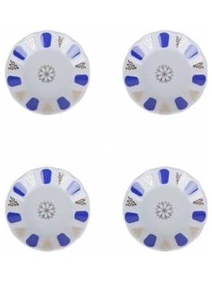 Mavi Yaldız Çay Tabağı 11CM 4 Lü 04POR005232 4129600000970