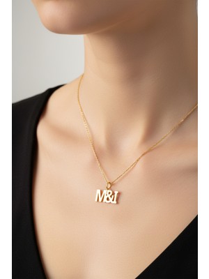 Tabitela 14 Ayar Altın Kolye Ucu I&m GM12488 0.5 gr