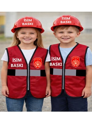 Teknik Itfaiyeci Çocuk Yelek