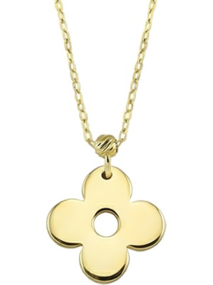 Hakan Mücevherat Çiçek 14 Ayar Altın Kolye