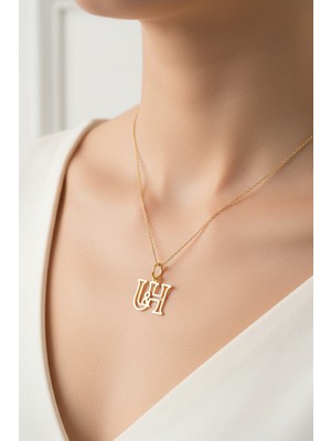 TabiTela 8 ayar altın kolye ucu H&U GM12325 0.5 gr